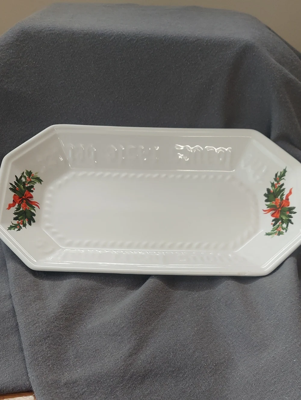 Vintage Pfaltzgraff  Christmas Holiday serving platter 12